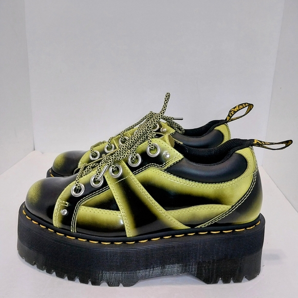 Dr Martens Quad Max Lug Platform Patent Leather Shoes, NEW, Size 8|EUR 39 - Picture 2 of 13